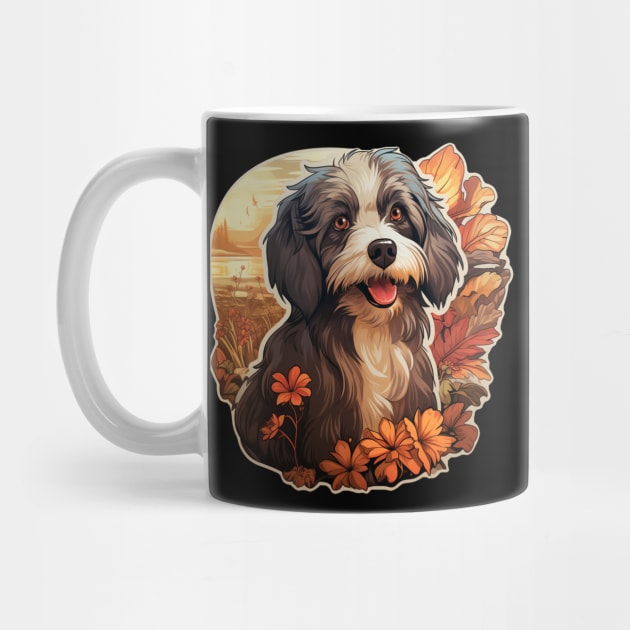 Havanese Dog Flower by Paul Walls